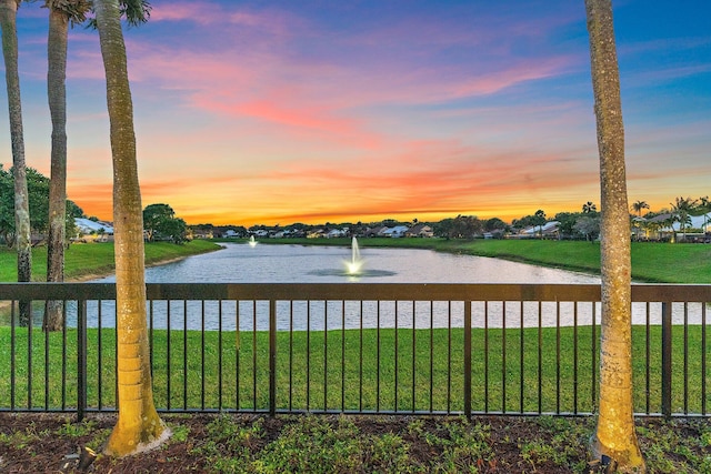 property view of water