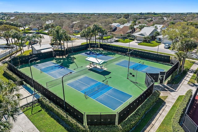 bird's eye view featuring a residential view