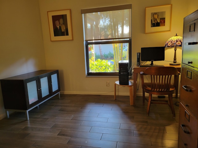 13321 Polo Club Rd Unit C103, Wellington, FL 33414 - office space with baseboards and wood finish floors