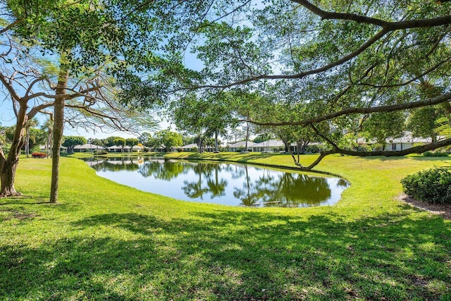 view of water feature