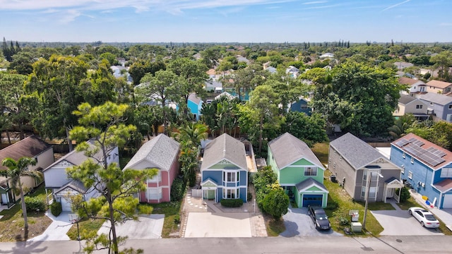 drone / aerial view featuring a residential view