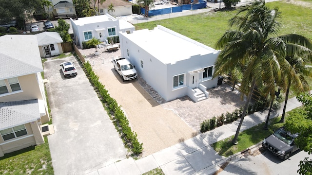 drone / aerial view featuring a residential view