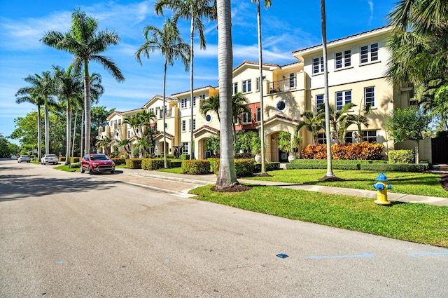 view of property featuring a residential view