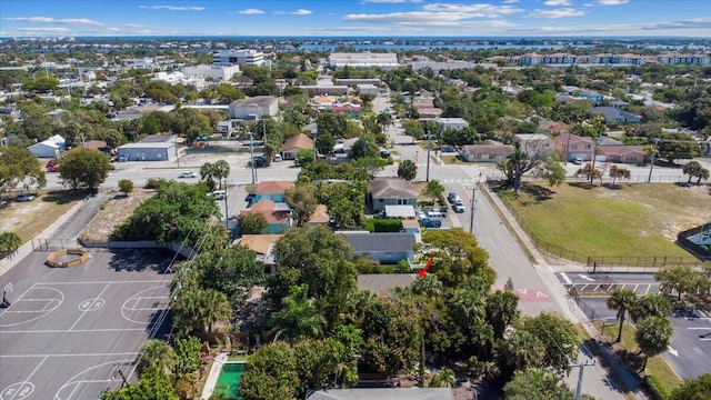 bird's eye view featuring a residential view