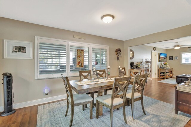 1504 SW 22nd Ave, Boynton Beach, FL 33426 - dining area featuring wood finished floors and baseboards