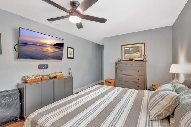 1504 SW 22nd Ave, Boynton Beach, FL 33426 - bedroom with baseboards and ceiling fan