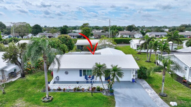 1504 SW 22nd Ave, Boynton Beach, FL 33426 - aerial view featuring a residential view