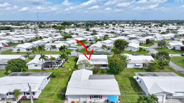 1504 SW 22nd Ave, Boynton Beach, FL 33426 - aerial view with a residential view