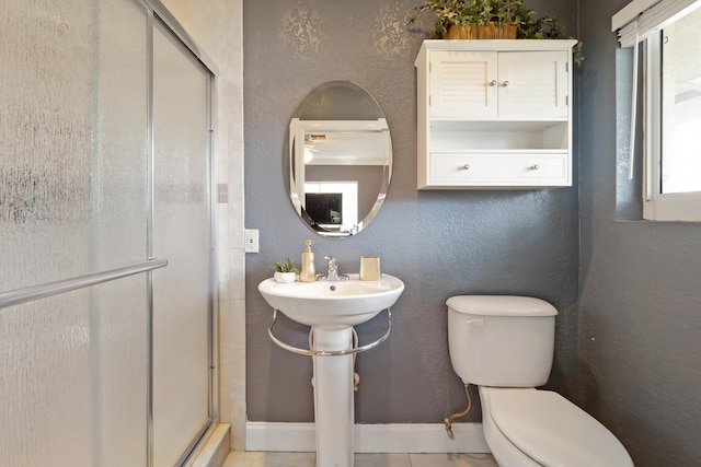 1351 SE 7th Ave, Pompano Beach, FL 33060 - full bath with toilet, a stall shower, and baseboards