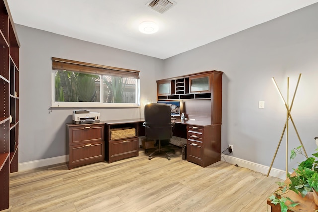 1351 SE 7th Ave, Pompano Beach, FL 33060 - office featuring light wood finished floors and baseboards