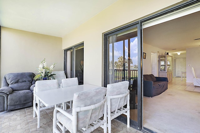 view of patio / terrace featuring outdoor dining area