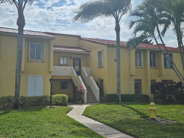 view of property with stairs