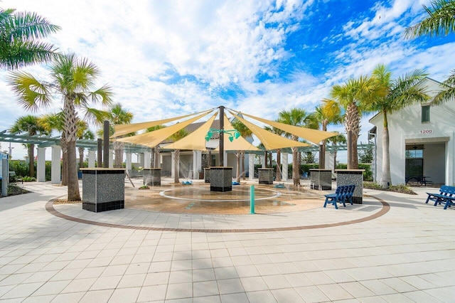 view of property's community featuring a gazebo