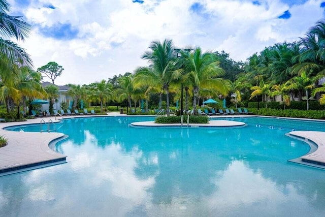 community pool featuring a patio