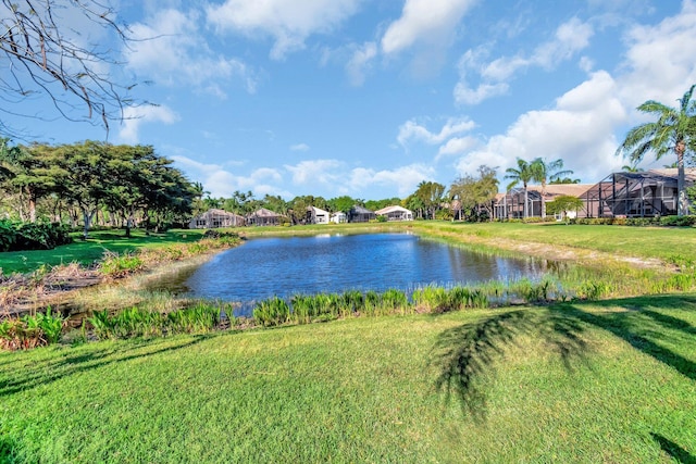 water view with a residential view