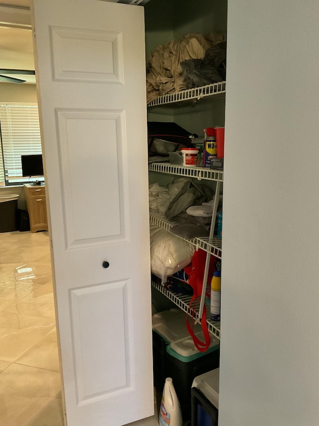 view of closet