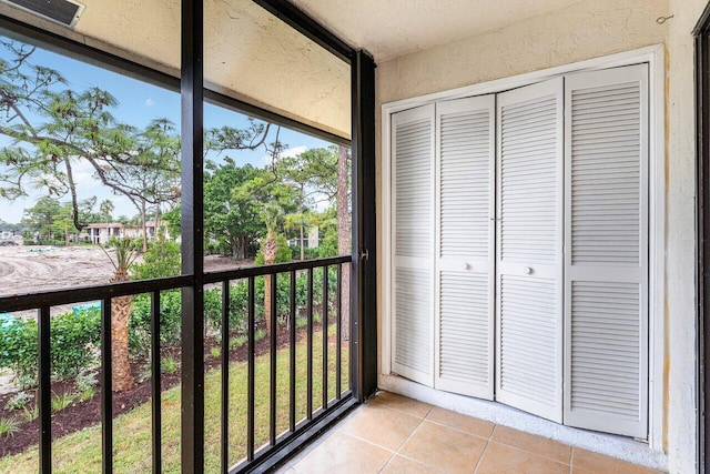 balcony featuring visible vents