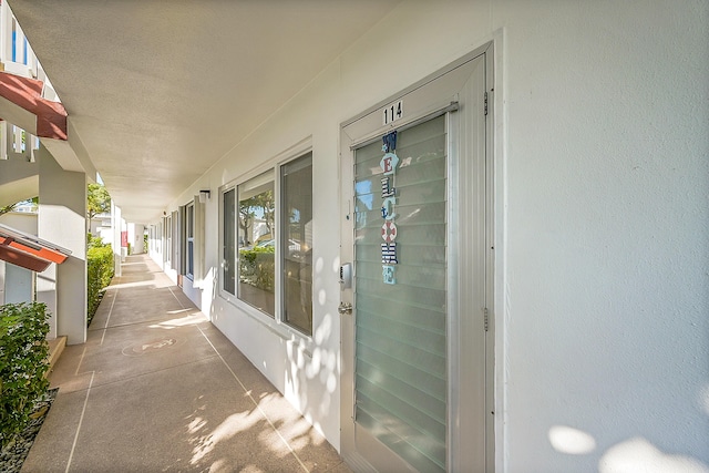 view of entrance to property