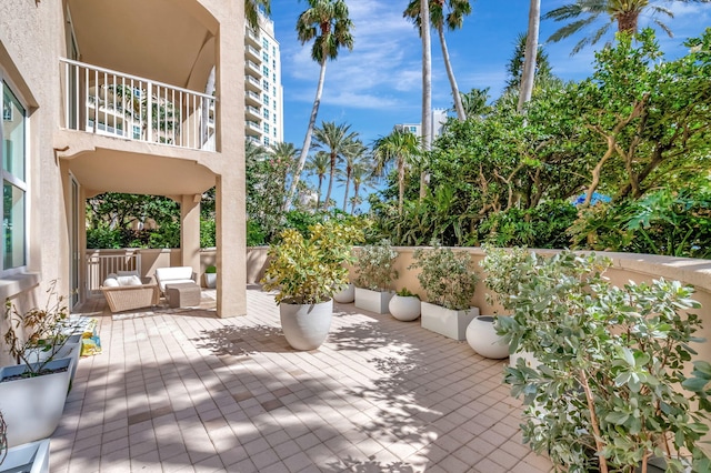 view of patio