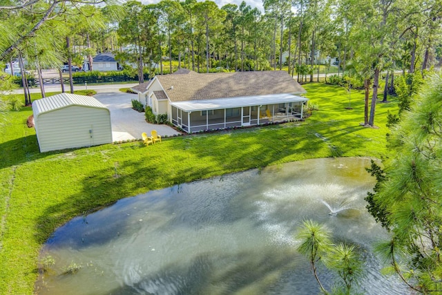 17393 84th Ct N, Loxahatchee, FL 33470 - view from above of property featuring a large body of water