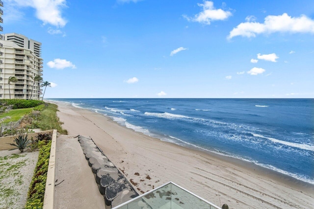 water view with a beach view