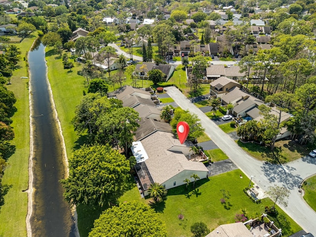 birds eye view of property featuring a residential view