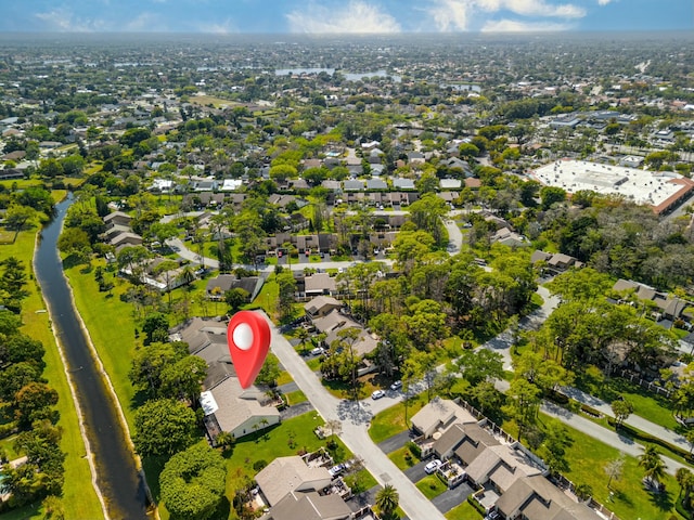 drone / aerial view featuring a residential view