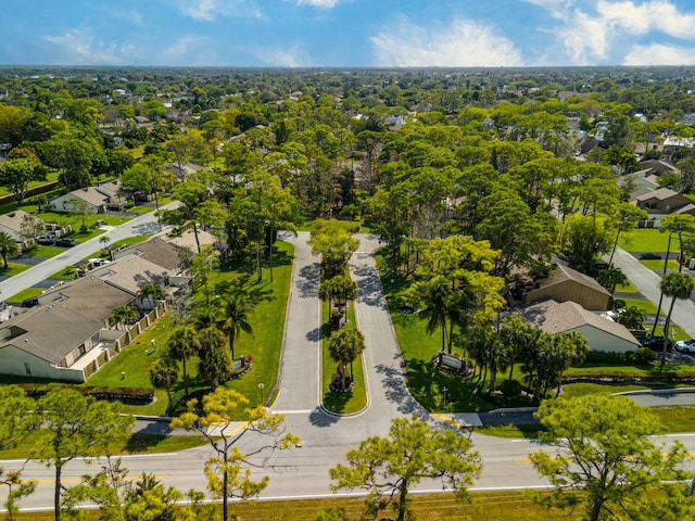 bird's eye view featuring a residential view