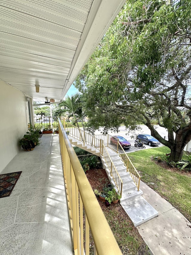 11 SW 4th Ave Unit 8, Boca Raton, FL 33432 - balcony with covered porch and stairway