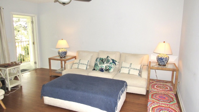 11 SW 4th Ave Unit 8, Boca Raton, FL 33432 - bedroom featuring wood finished floors and baseboards