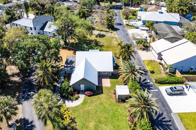 drone / aerial view featuring a residential view