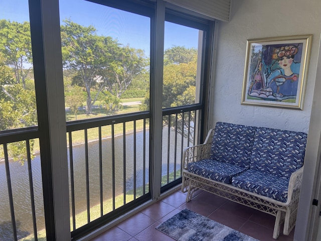 7185 Huntington Ln Unit 405, Delray Beach, FL 33446 - view of sunroom