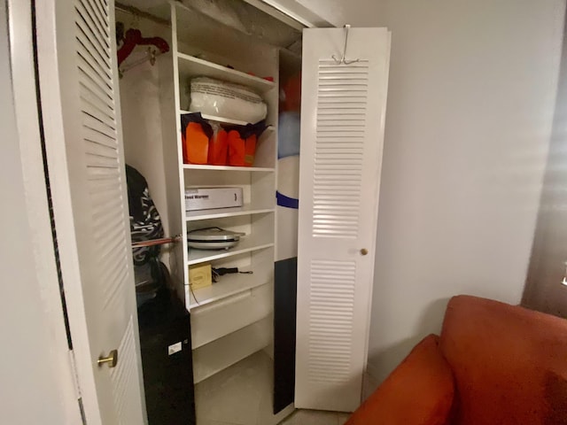 view of closet