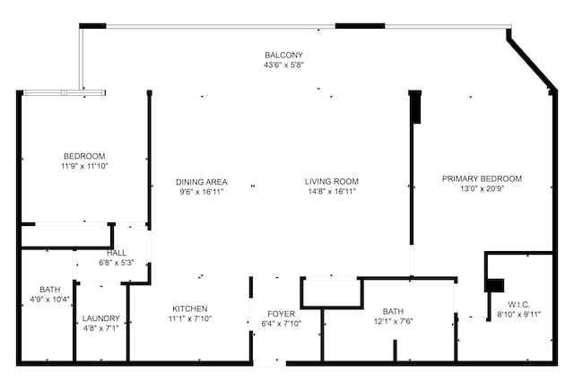 2025 Brickell Ave Unit 1705, Miami, FL 33129 - room layout