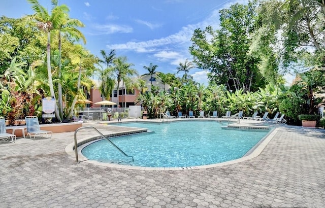 1335 Crystal Way Unit L, Delray Beach, FL 33444 - community pool with a patio