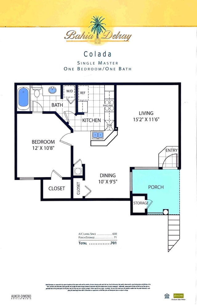 1335 Crystal Way Unit L, Delray Beach, FL 33444 - floor plan / room layout
