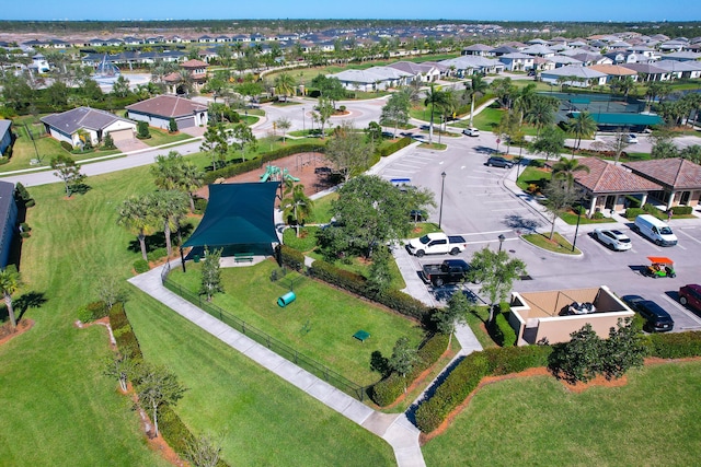 birds eye view of property featuring a residential view