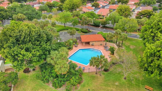 6740 Lago Vista Ter, Boca Raton, FL 33433 - birds eye view of property with a residential view