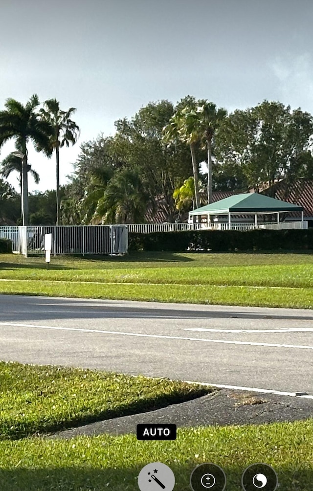 surrounding community with fence