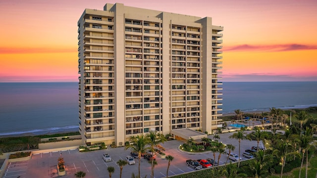 view of property featuring a water view