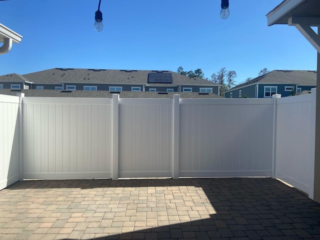 view of patio / terrace featuring a fenced backyard