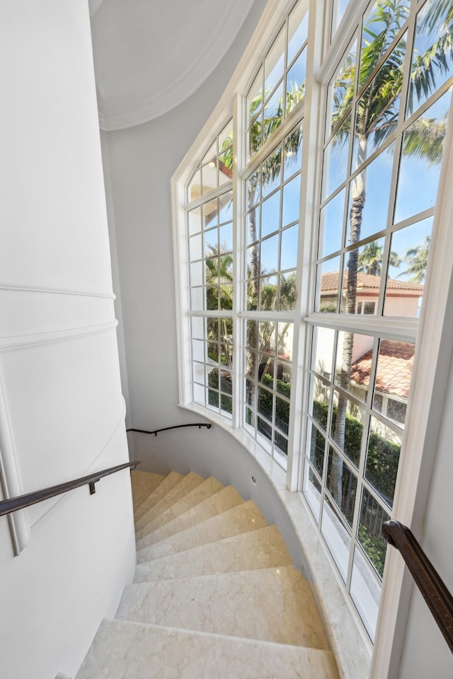 4216 Intracoastal Dr, Highland Beach, FL 33487 - view of staircase