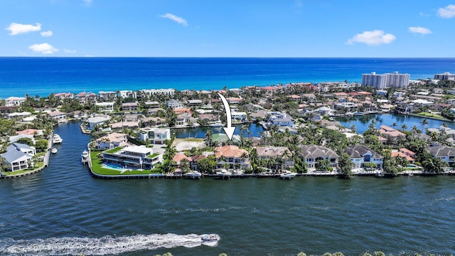 4216 Intracoastal Dr, Highland Beach, FL 33487 - aerial view of residential area featuring a large body of water