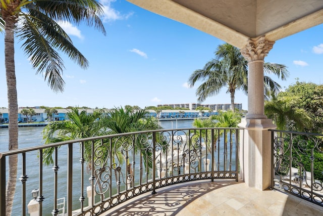 4216 Intracoastal Dr, Highland Beach, FL 33487 - balcony featuring a water view