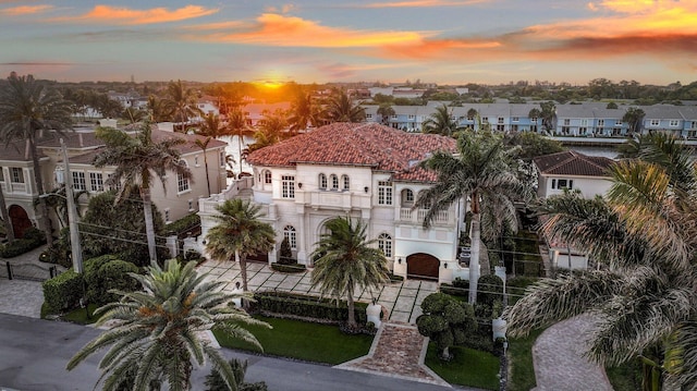 4216 Intracoastal Dr, Highland Beach, FL 33487 - aerial view at dusk of a residential view