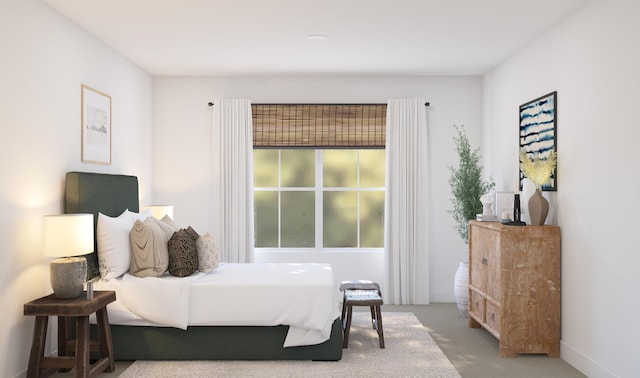 bedroom featuring carpet flooring