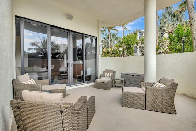 view of patio / terrace with outdoor lounge area