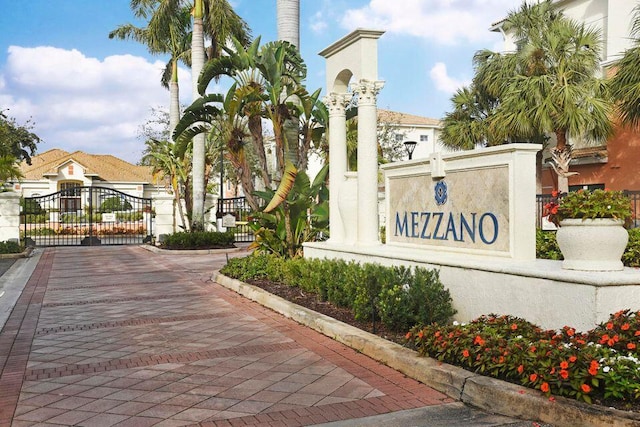 9833 Baywinds Dr Unit 7307, West Palm Beach, FL 33411 - community sign featuring a gate