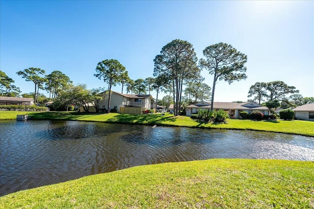 view of water feature