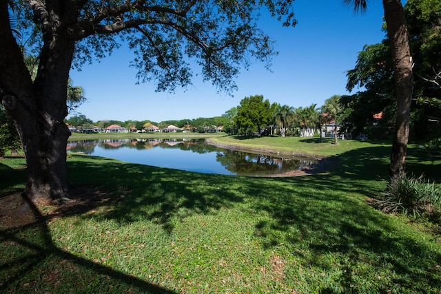 property view of water